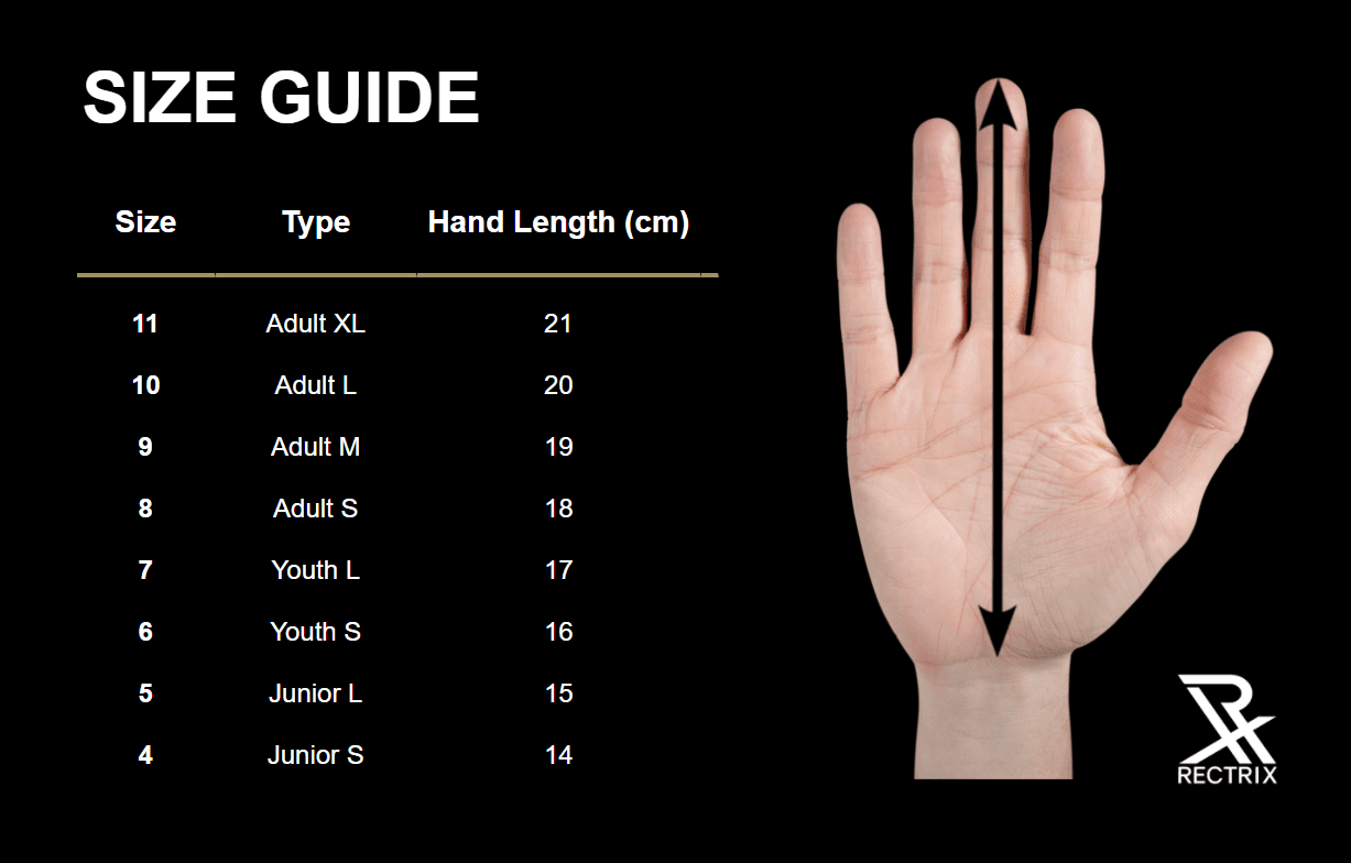 Rectrix Size Guide
